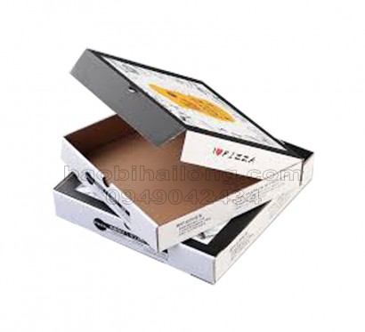 hộp giấy carton 3 lớp đựng bánh pizza